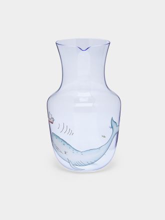 Lobmeyr High Seas Hand-Painted Crystal Pitcher