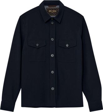 Mos Mosh MOS Mosh, Jassen, Heren, Blauw, M, Birk Traver Overshirt
