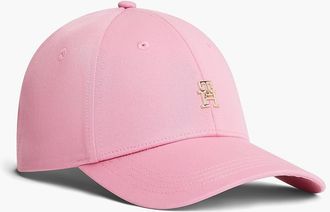 Tommy Hilfiger Womens Monogram Logo Baseball Cap - Mystic Pink