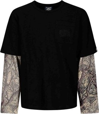 Billionaire Boys Club Diamonds & Dollars Tree Camo Mock Ls T-Shirt