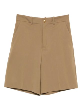 P.A.R.O.S.H. virgin wool-blend shorts - women - Virgin Wool/Elastane - S - Neutrals