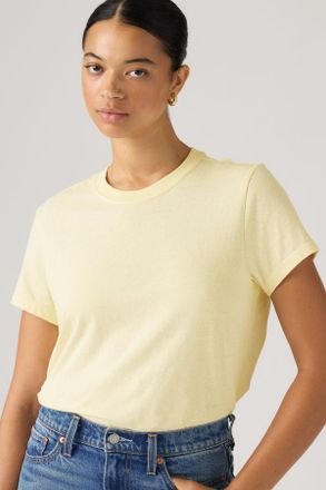 Levi's Favorite Slub Tee - Women - XS - Yellow / Pear Sorbet