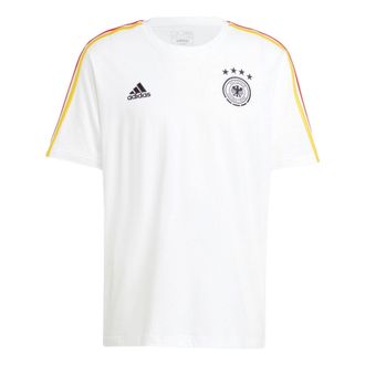 adidas Germany DNA 3-Stripes Football T-shirt Asia Sizing White IU2082