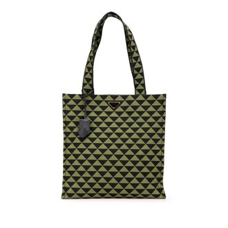 Prada Geometrisch Patroon Tote