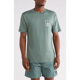 Volcom Crawdad Short Sleeve T-Shirt in Light Olive at Nordstrom Rack, Size Xx-Large