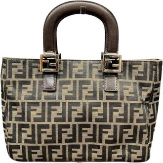 Fendi Pre-owned Handbags, female, Brown, Size: ONE SIZE Pre-owned Vintage Handbag