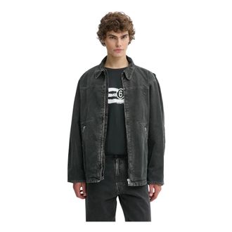 Maison Margiela Heren, Jassen, Grijs, Maat: L Denim