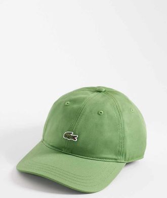 Lacoste Cappellino verde con logo