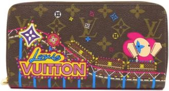 Louis Vuitton Pre-owned Wallets, female, Brown, Size: ONE SIZE Pre-owned Canvas wallets