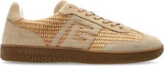 Balmain Swan Sneakers - Dames - Sneakers - Beige - 39 EU - Leer - Schoenen