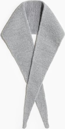 H&M Kraus rechts gestrickter Schal - Grau