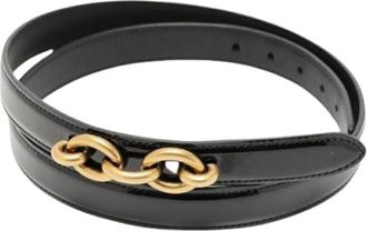 Saint Laurent Pre-owned Belts, female, Black, Size: ONE SIZE Pre-owned Vintage Belt