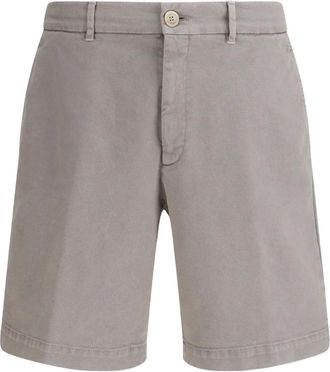 Brunello Cucinelli Shorts met knoopsluiting - Grijs