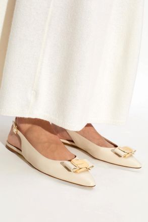 Ferragamo Shoes Zelmy, Womens, Cream