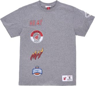 Mitchell & Ness T-Shirts - Heren - T-shirts - Grijs - S - Tops