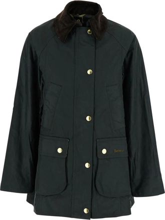 Barbour Jassen, Dames, Groen, XS, Groene Beadnell Waxjas