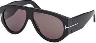 Tom Ford Eyewear Occhiali da sole con montatura stile pilota - Nero