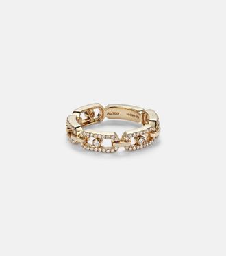 Messika Anello Move Link in oro 18kt con diamanti
