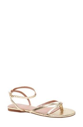 Linea Paolo Luz Ankle Strap Sandal in Gold at Nordstrom Rack, Size 6