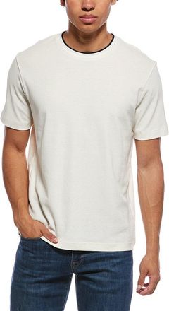 Vince Double Neckline Crewneck T-Shirt