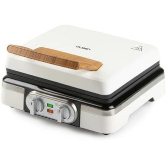 Domo Gaufrier - Domo - Do9280w - 1520 W - 2 Gaufres Xl - Blanc