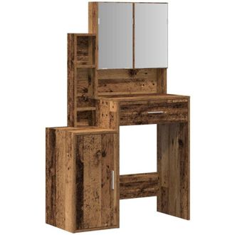 vidaXL Vidaxl - Dressing Table Old Wood 80 x 35 x 132 cm Engineered wood