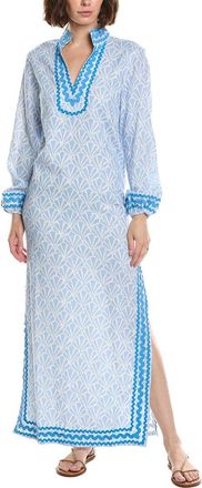 Sail to Sable Sail To Sable Ric Rac Linen-Blend Caftan