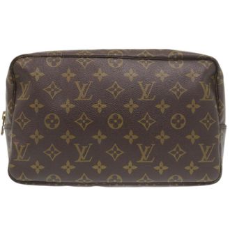 Louis Vuitton Brown Monogram Monogram Clutch Bag Pouch (Pre-Owned)