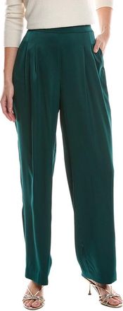 Anne Klein Pull-On High-Rise Wide Leg City Satin Pant