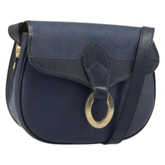 Dior Pre-owned Borsa a spalla vintage Trotter in tela - - Pre-owned - Donna - Blu - ONE SIZE