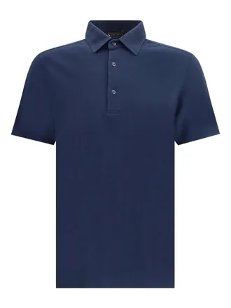 u*i様 Loro Piana ネイビー ポロシャツ M ポロシャツ リネン（麻） ネイビーブルー | ロロ・ピアーナ JP