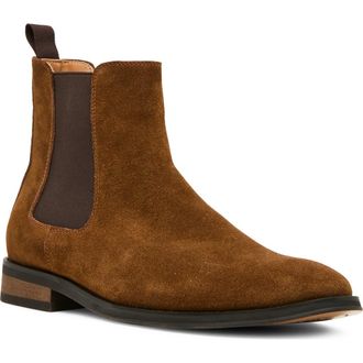 Steve Madden Avenue Chelsea Boot in Brown Suede at Nordstrom, Size 11.5