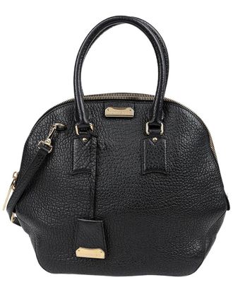 Burberry Black Calfskin Orchard Tote