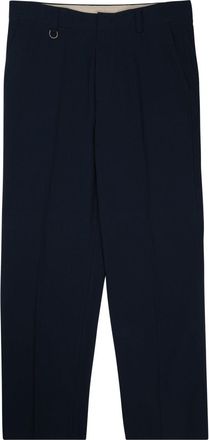 Paolo Pecora Tailored Blue Trousers with Clean Lines and Comfortable Stretch