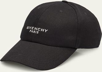 Givenchy Mens Givenchy Paris Cotton Embroidered Six-Panel Baseball Cap