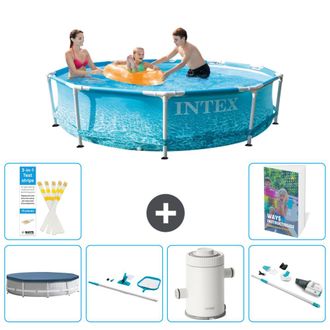 Intex Piscina Con Estructura Redonda - 305x76 Cm - 7-piezas S83