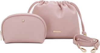 Mali + Lili Lola Beauty 2-Piece Bag Set in Blush at Nordstrom Rack