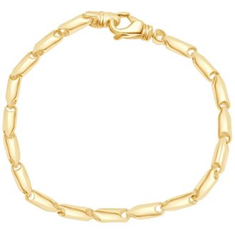 Pompeii3 Mens Link 14k Gold (30gram) or Platinum (48gram) 4mm Bracelet 9