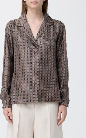 Max Mara Camicia in seta con motivo geometrica
