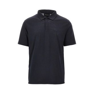 Emporio Armani Wool jersey polo shirt Man XXL