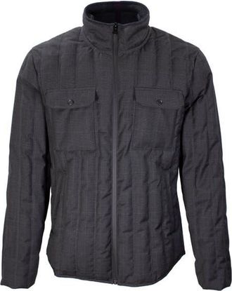Lords of Harlech Claudio Merino Wool Down Fill Jacket in Charcoal at Nordstrom, Size Xx-Large