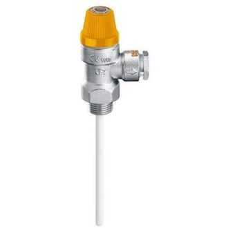 Caleffi Valvola di sicurezza combinata temperatura e pressione Caleffi 3094-3095 1/2 - 7 - &Oslash; 15