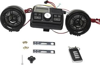 OEM 1 Kit De Audio Para Motocicleta, Manos Libres Bluetooth, Pantalla Lcd, Reproducci&oacute;n De Mp3, Usb, Tarjeta Sd/tf, Accesorio Para Motocicleta