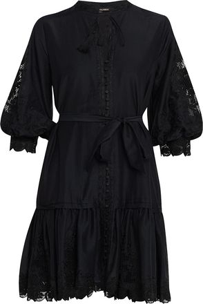 Kobi Halperin Erica Embroidered Flounce Dress