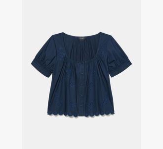 Kate Spade New York Broderie Anglaise Top