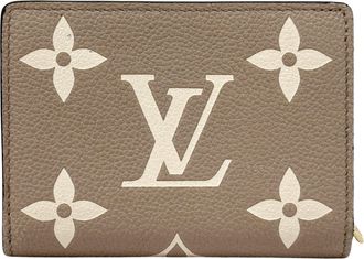 Louis Vuitton Beige Bicolor Tourterelle Monogram Empreinte Wallet (Bi-Fold) (Pre-Owned)