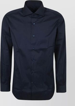 Barba cotton blend regular-fit shirt