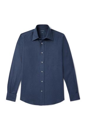 Thom Sweeney Cotton-Flannel Shirt