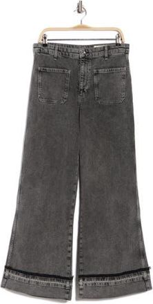 Rag & Bone Melina Patch Pockets Wide Leg Jeans in Butler at Nordstrom Rack, Size 23