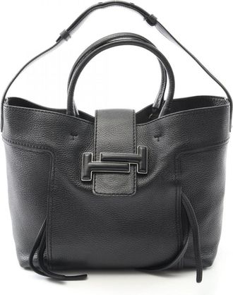 Tod's Tods Leather Shopping Bag Shoulder Bag (Pre-Owned)